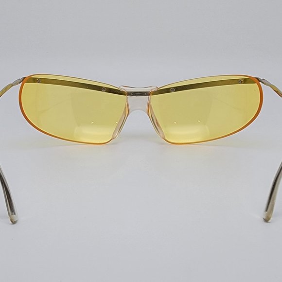 Renauld of France Orama IV Gold Frame Yellow Lens Bikini Sunglasses w/ Case NOS - Picture 5 of 16